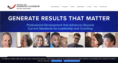 Desktop Screenshot of generateleadership.com